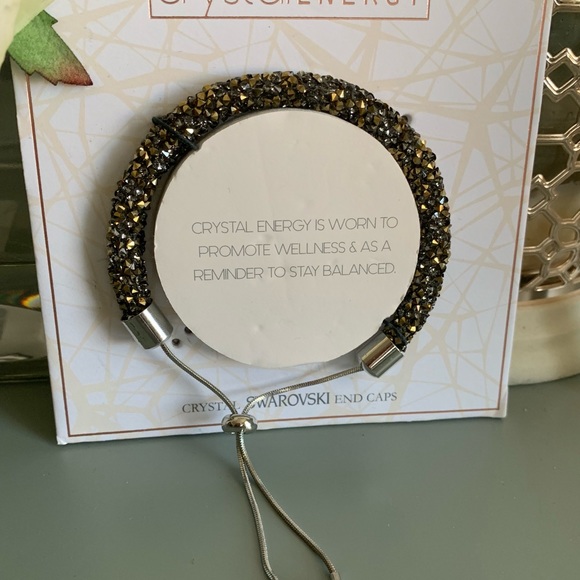 NWT! Crystal Energy Swaroski Bangle - Picture 2 of 3